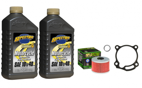CRF250L Rally'17-20 Spectro Golden Semi Synthetic Oil Change Kit